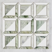 Naima Green Stone Marble Mosaic Tile